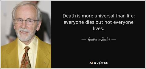 andrew sachs death.